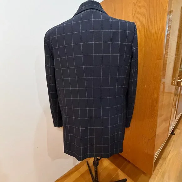 NWT Black Windowpane Blazer Bar lll open-front WM XL, 16 officecore capsule - Picture 6 of 14